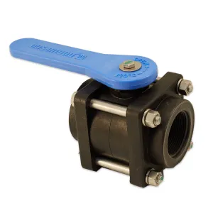 1 1/2" Heavy Duty Plastic Ball Valve