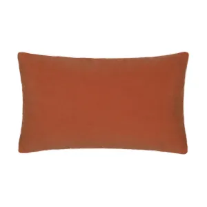 12" x 20" Elaine Smith Pillow  Lush Velvet Papaya Corded