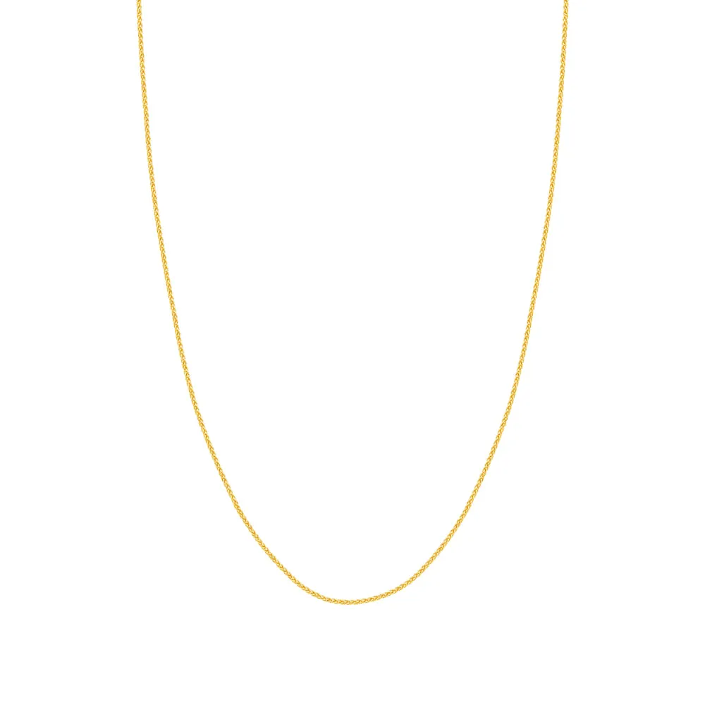 14k Gold 1.5mm Wheat Chain