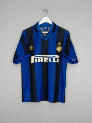 1995/96 INTER MILAN HOME SHIRT (M) UMBRO