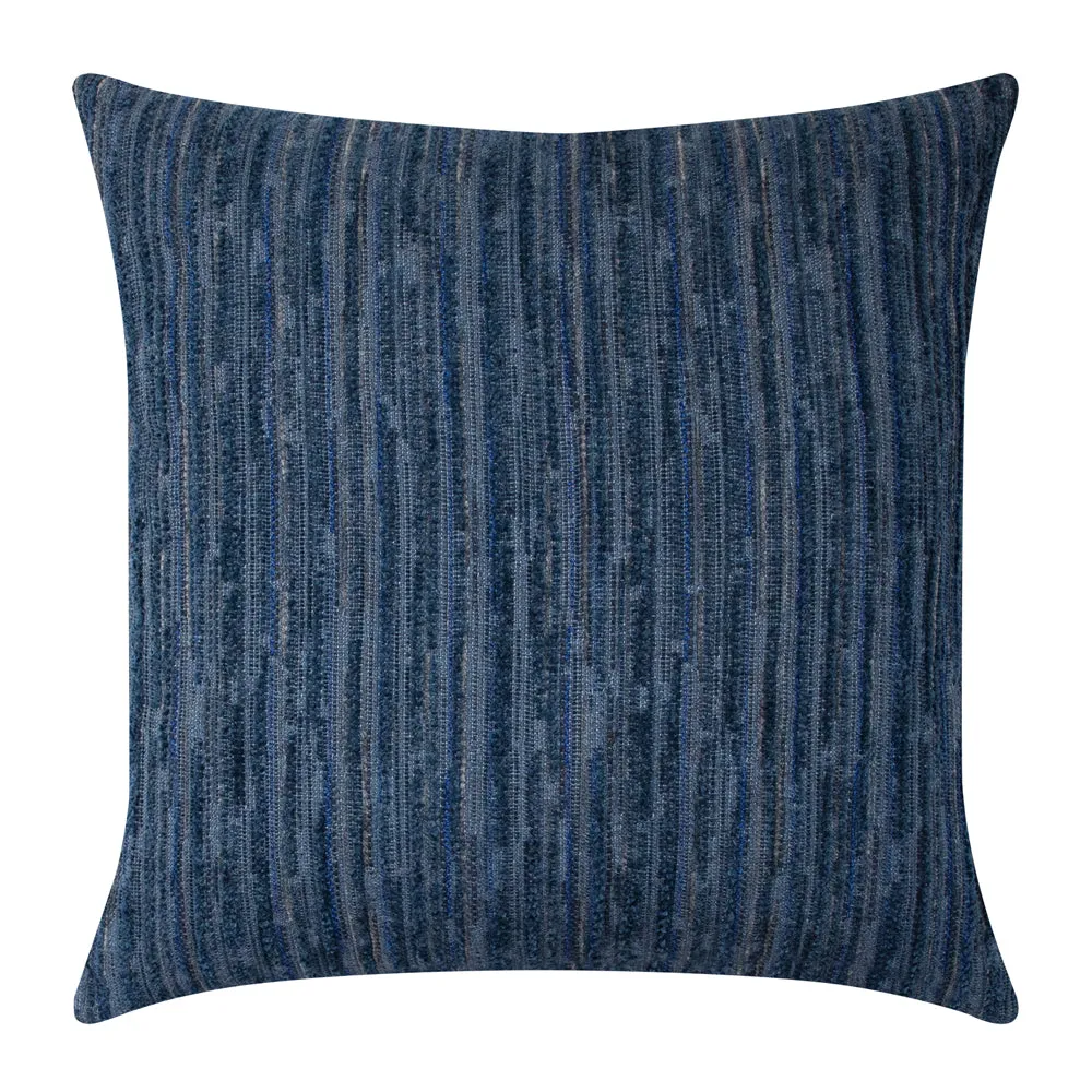 20" Square Elaine Smith Pillow  Luxe Stripe Indigo