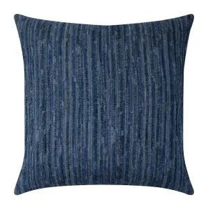 20" Square Elaine Smith Pillow  Luxe Stripe Indigo