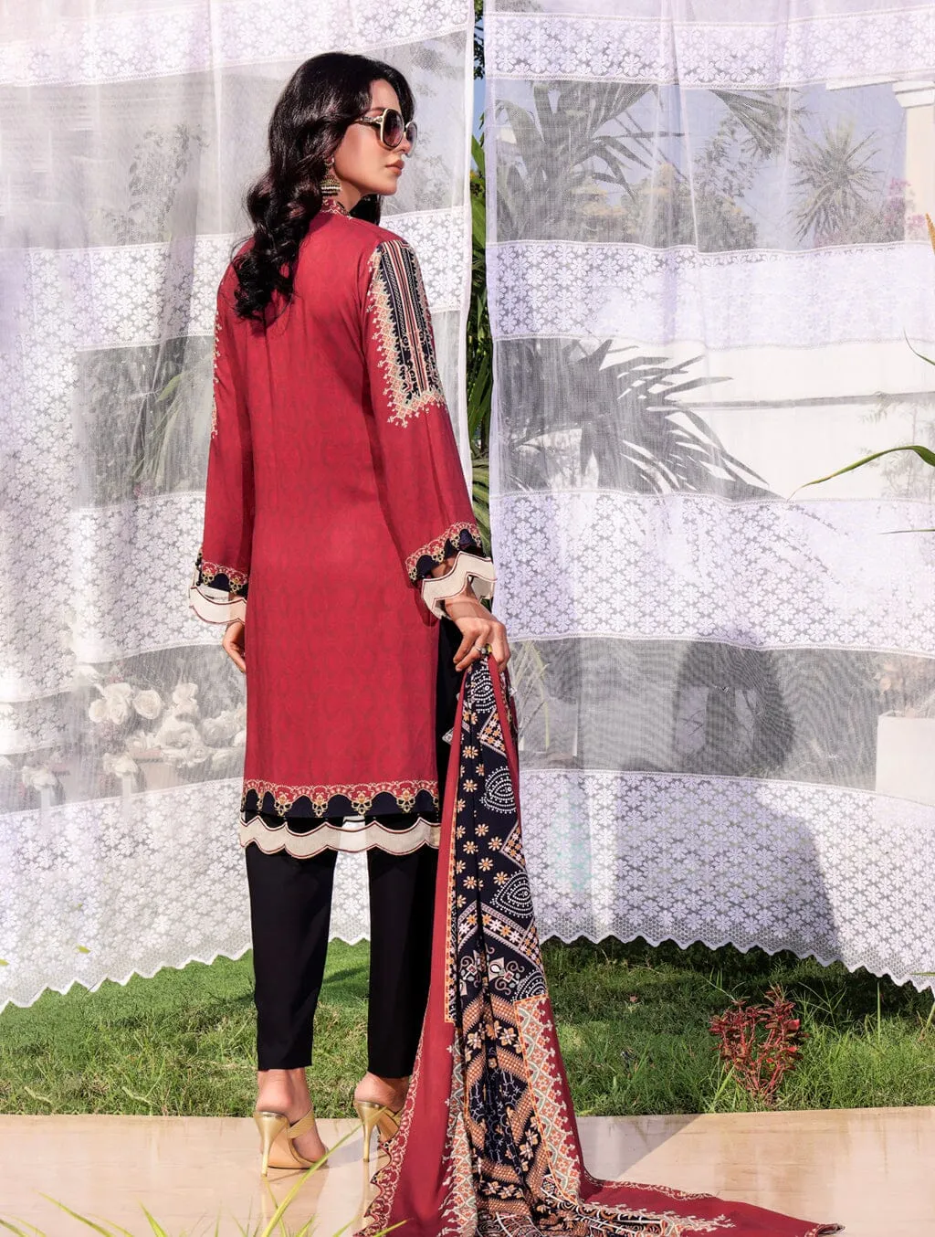 3 Piece Unstitched Suit KTE-1565