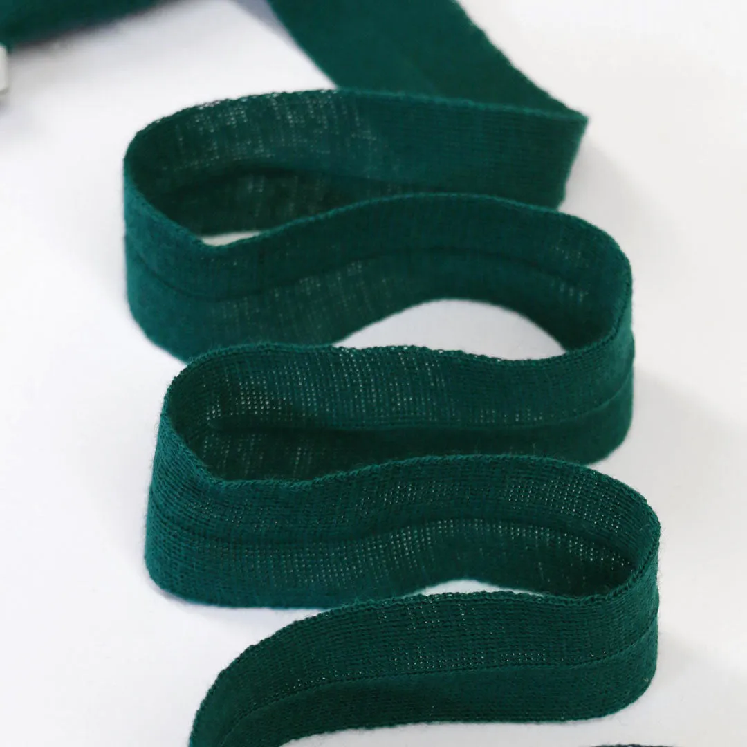 30mm Wool Binding - Green