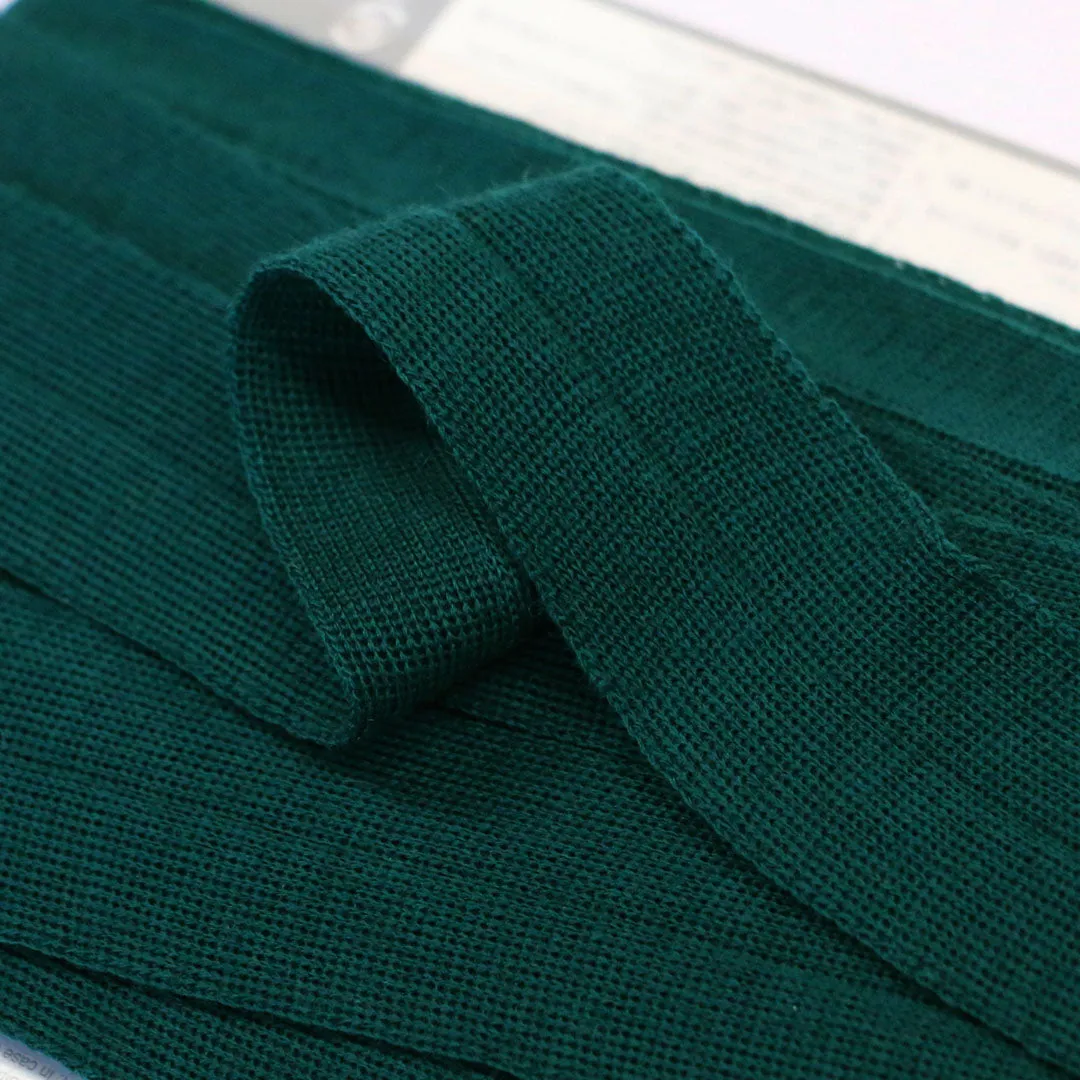 30mm Wool Binding - Green