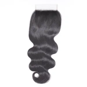 4X4 12A Virgin Lace Closure - Body Wave