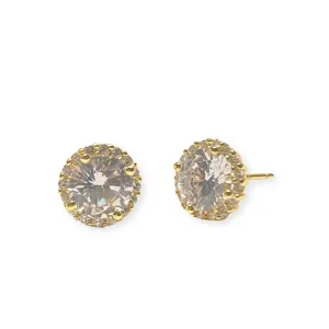 Adriene Round (L) Studs