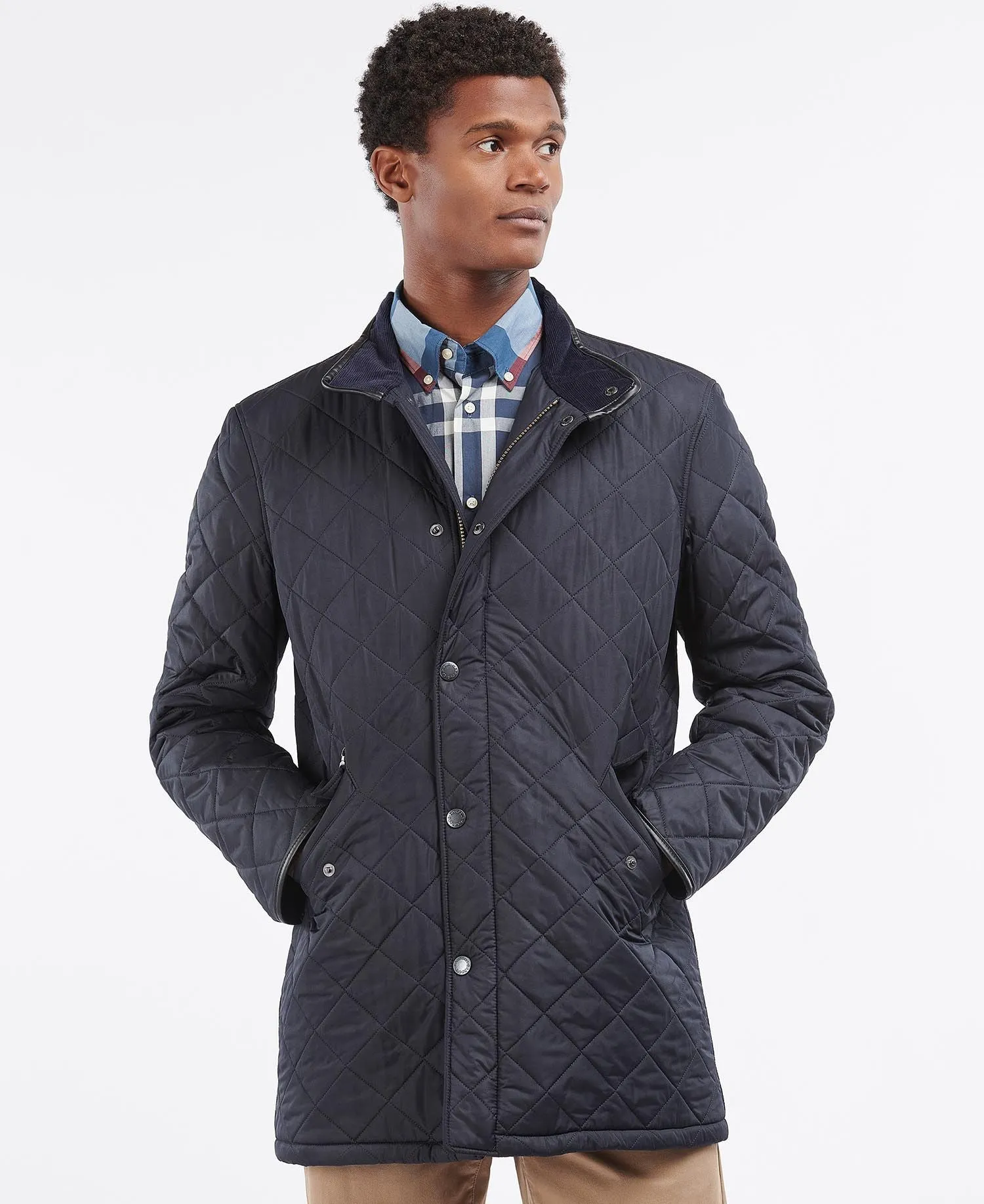 Barbour Long Powell Quilted Jacket