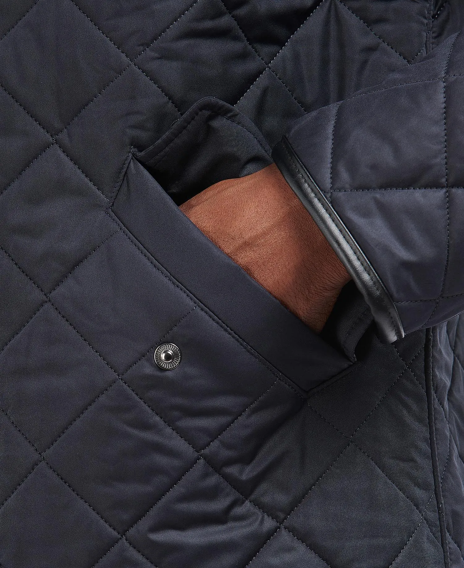 Barbour Long Powell Quilted Jacket