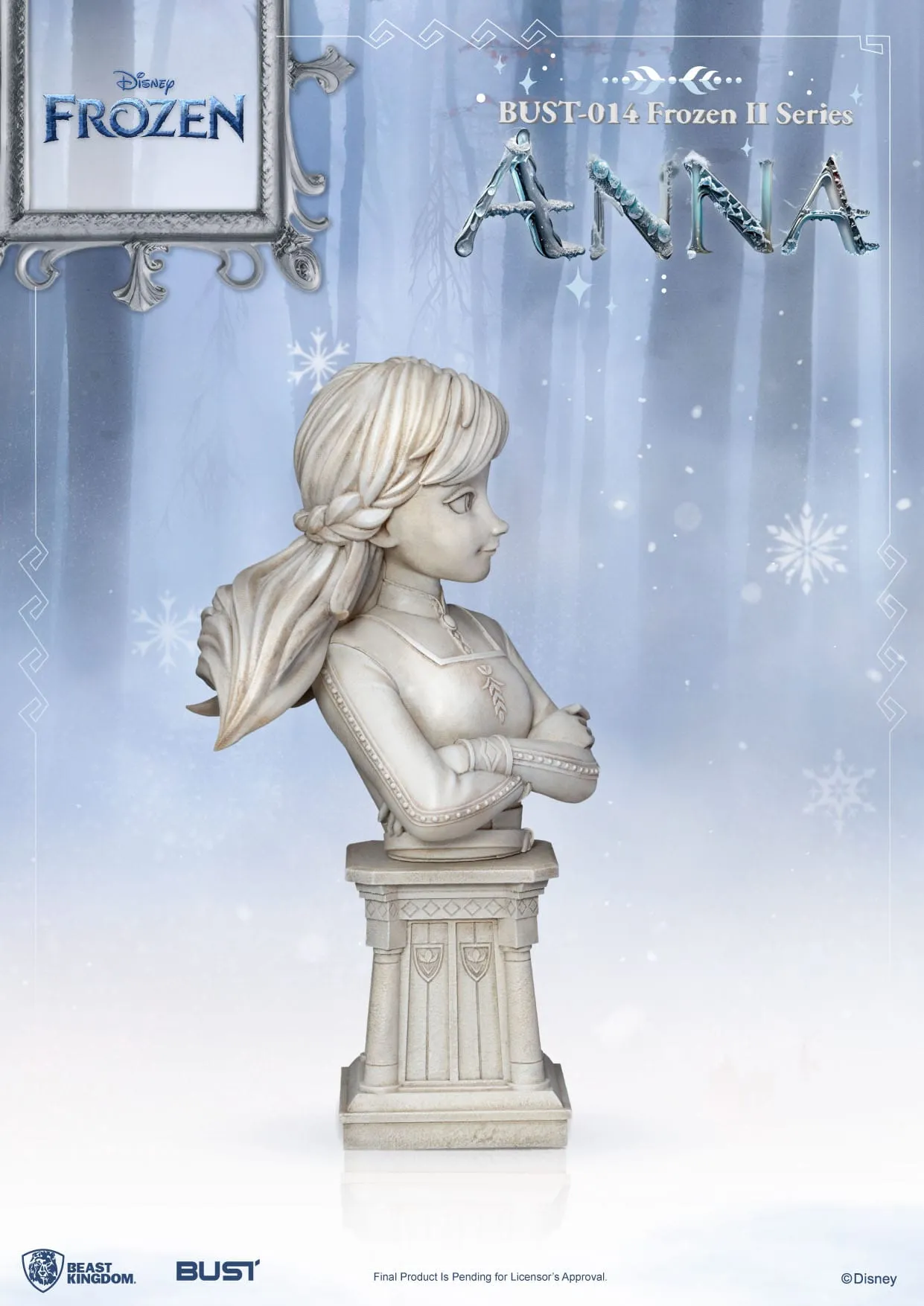 Beast Kingdom Frozen II Series Anna PVC Bust