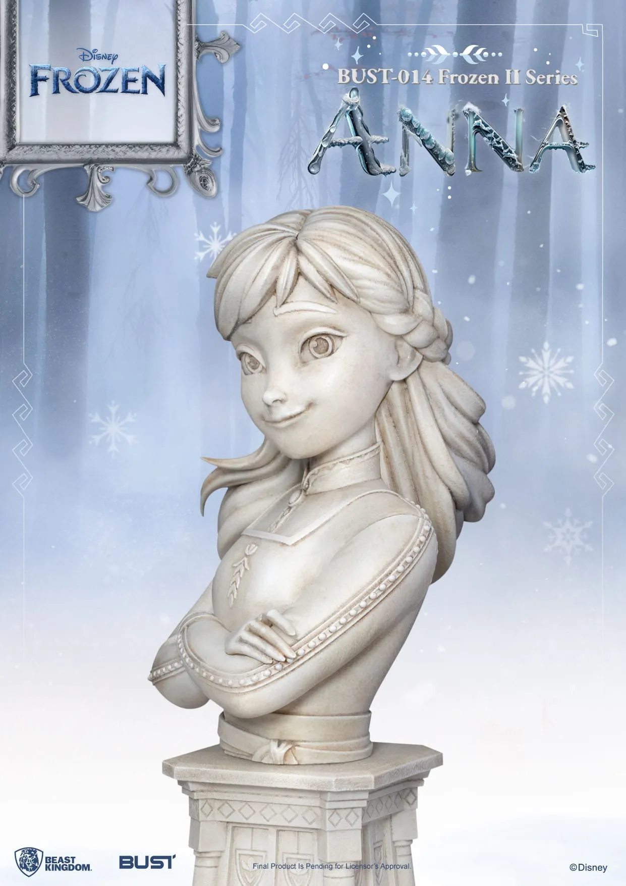 Beast Kingdom Frozen II Series Anna PVC Bust