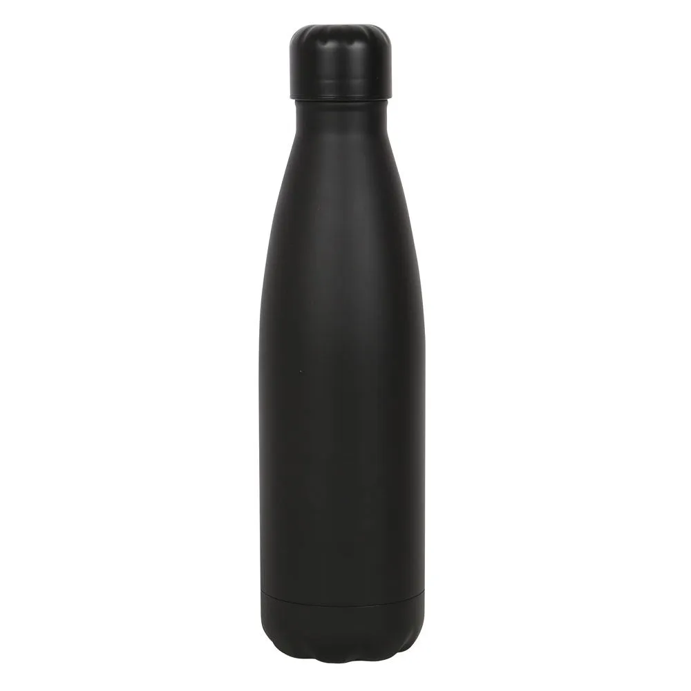 Black "Goth Juice" Reusable Metal Bottle