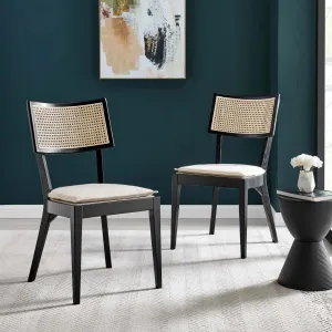 Caledonia Wood Dining Chair Set of 2 by Modway