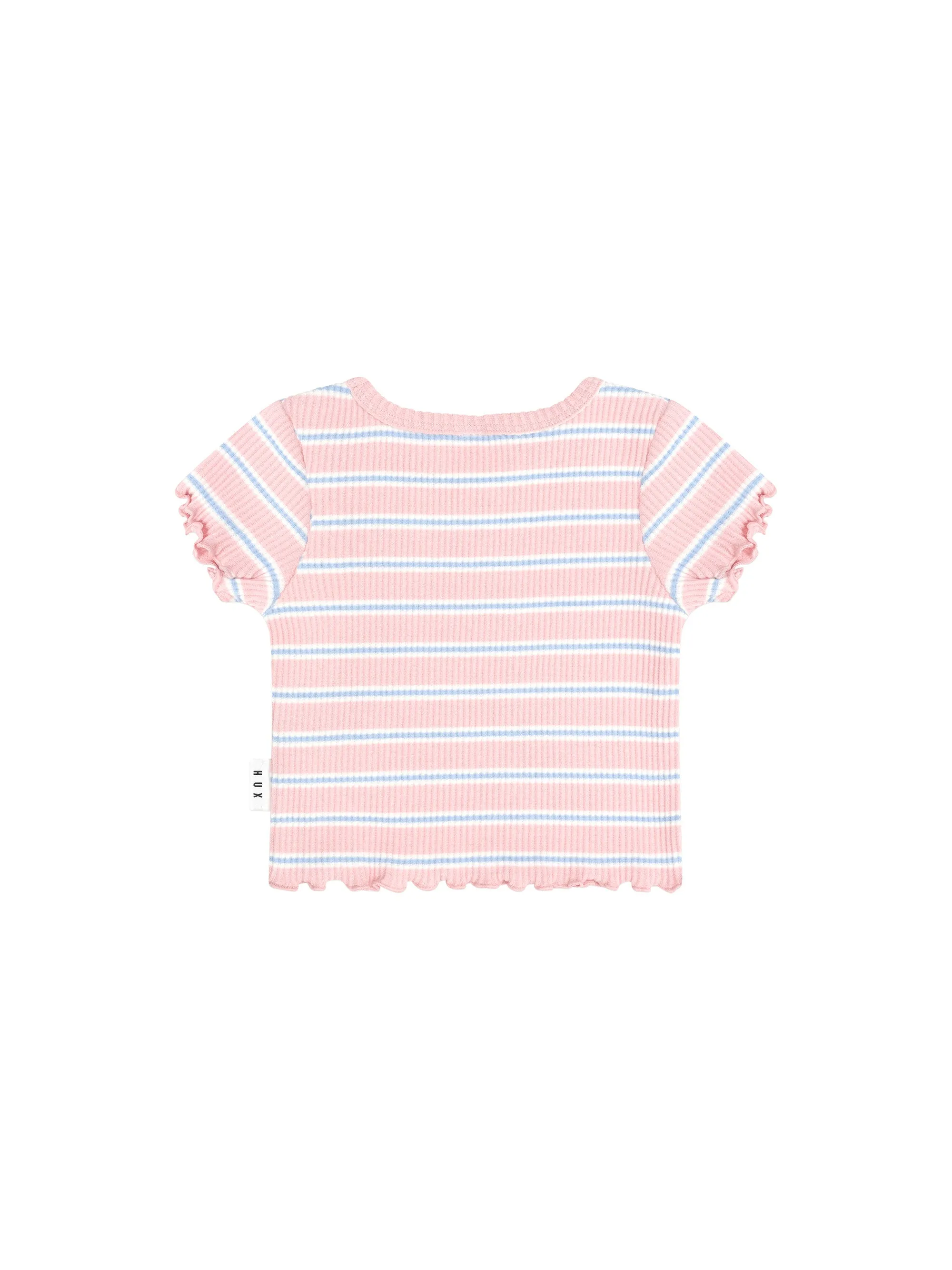 CANDY STRIPE RIB TEE