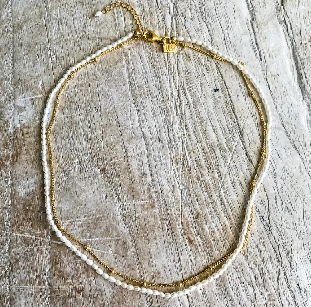 Cascade Necklace Gold