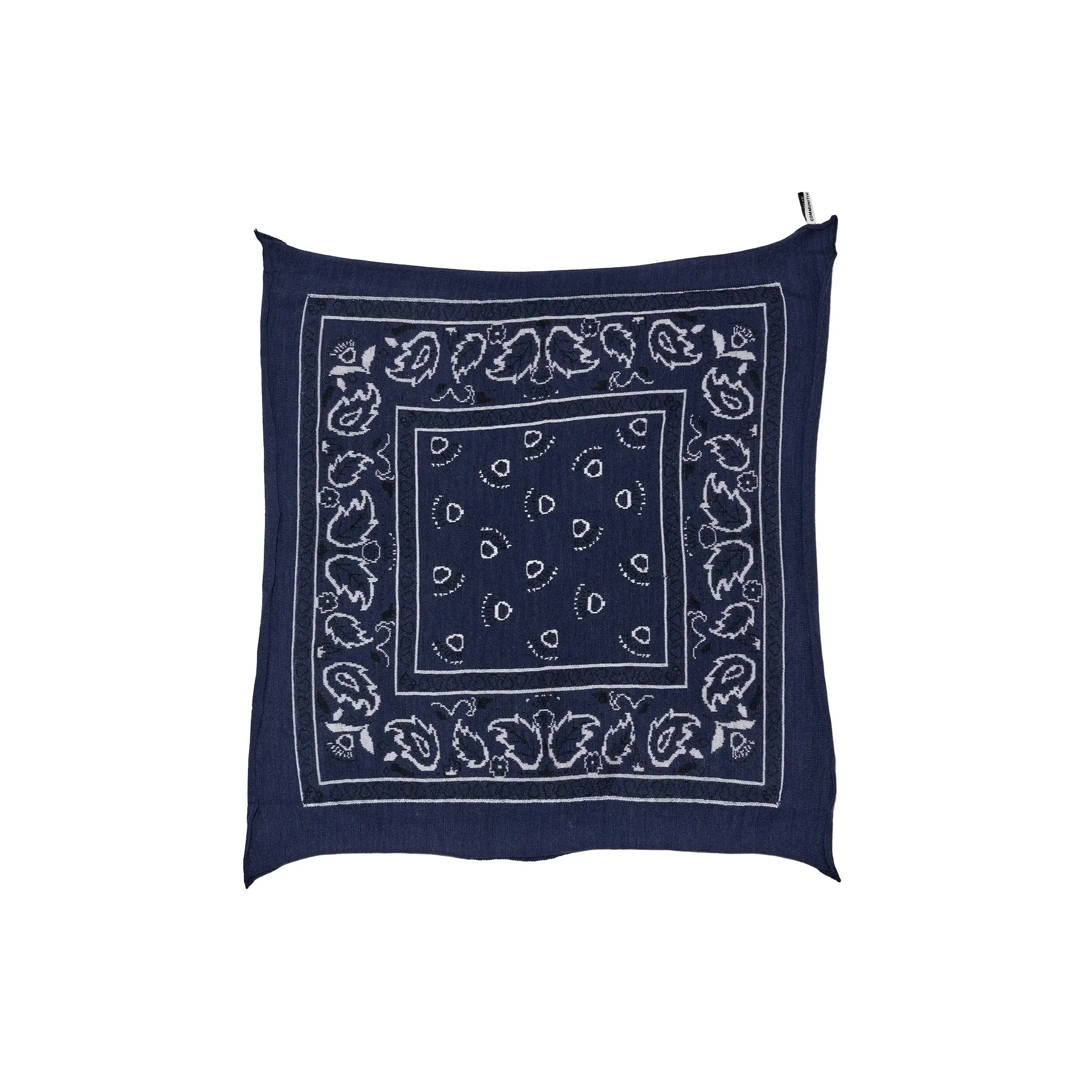 Cashmere Bandana in Navy