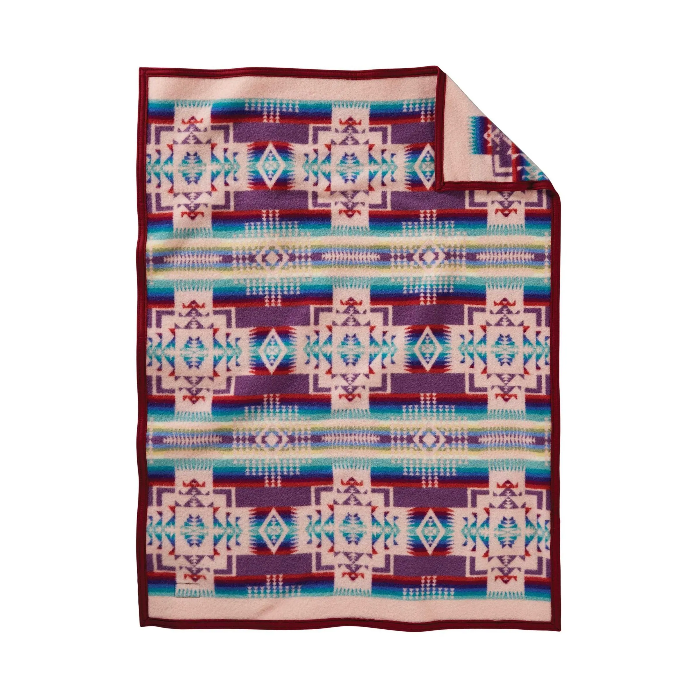 CHIEF JOSEPH BABY BLANKET - PINK