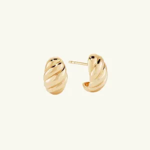 Chunky Croissant Shaped Earrings