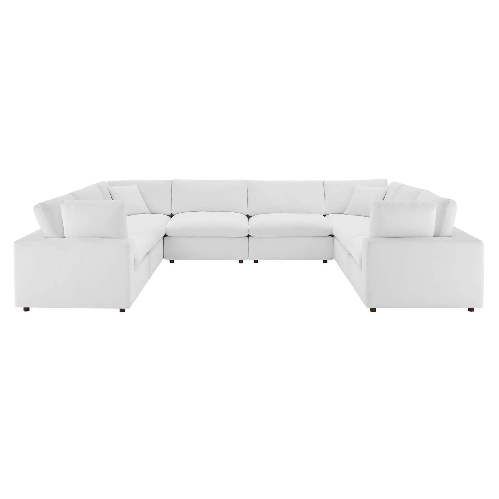 Commix Down Filled Overstuffed Performance Velvet 	8-Piece Sectional Sofa by Modway