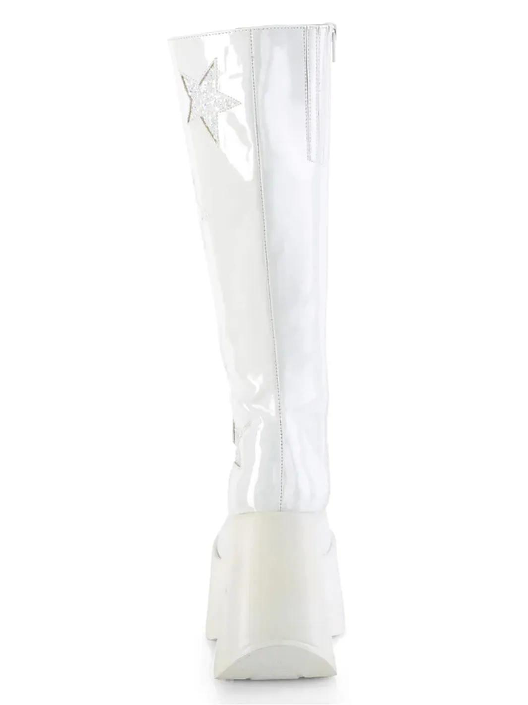 DEMONIA DYNAMITE 218 BOOTS - WHITE