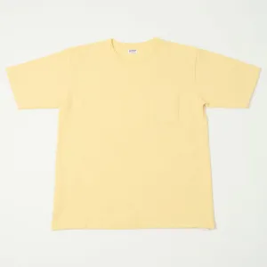 Dubbleworks Heavy Fabric Pocket Tee - Pale Yellow