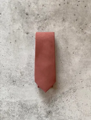 Dusty Rust Cotton Neck Tie