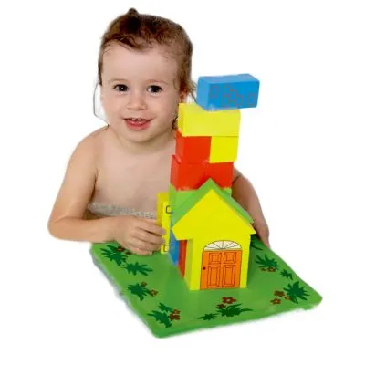 Edushape Floating Blocks Bath Toy