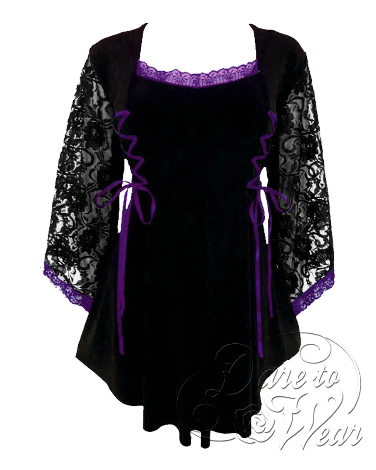 Enchantress Witch Costume with Anastasia Top, Purple