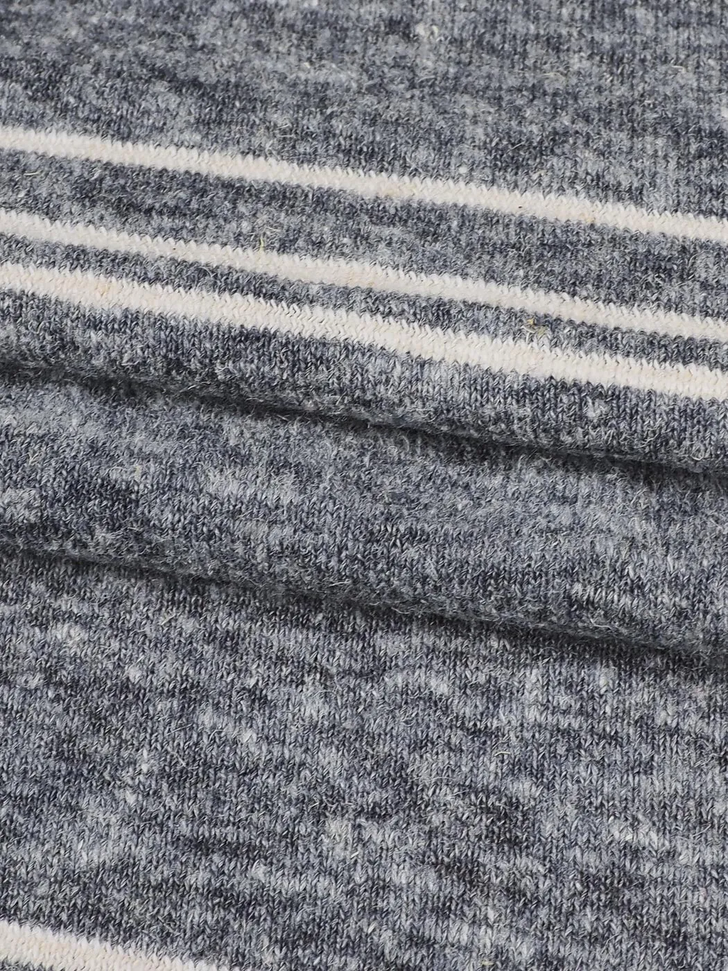 Hemp, Modal & Organic Cotton Mid-Weight Yarn Dyed Jersey Fabric (J8028）