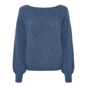 Knitted Jumper in Blue