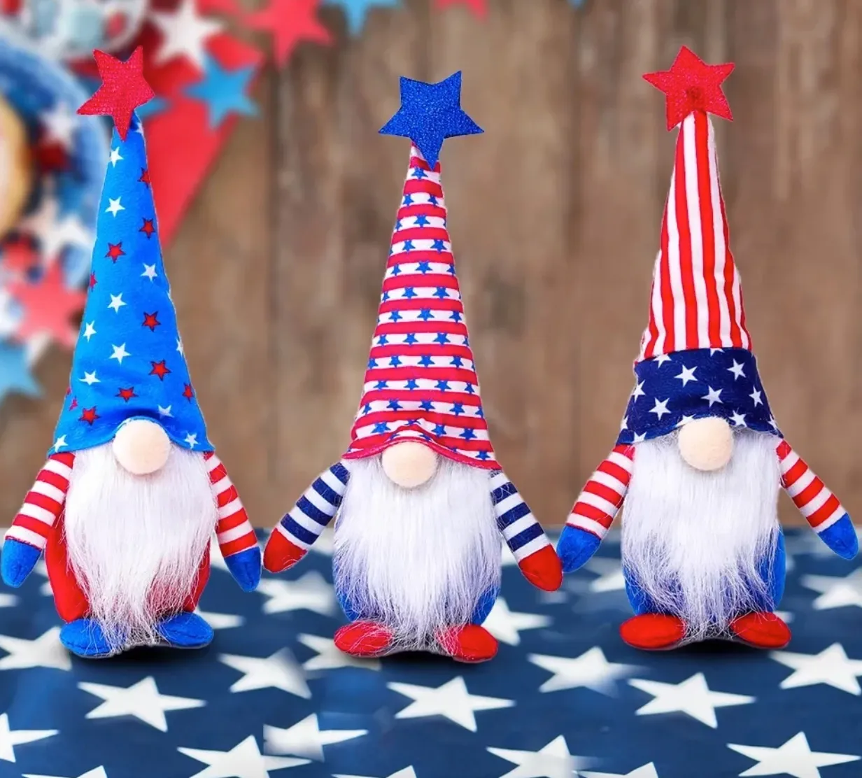 #L936 Patriotic Gnomes Set