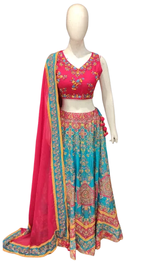 Lehenga Choli with Hand Embroidery