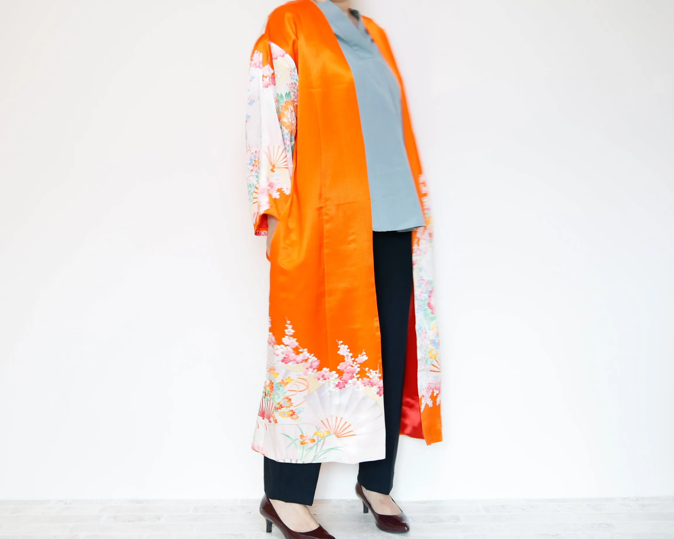 <J06-026> KIMONO Long Jacket