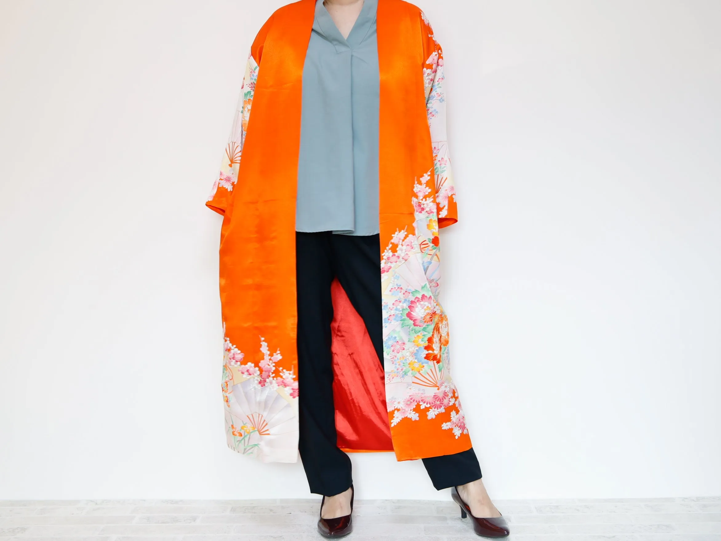 <J06-026> KIMONO Long Jacket