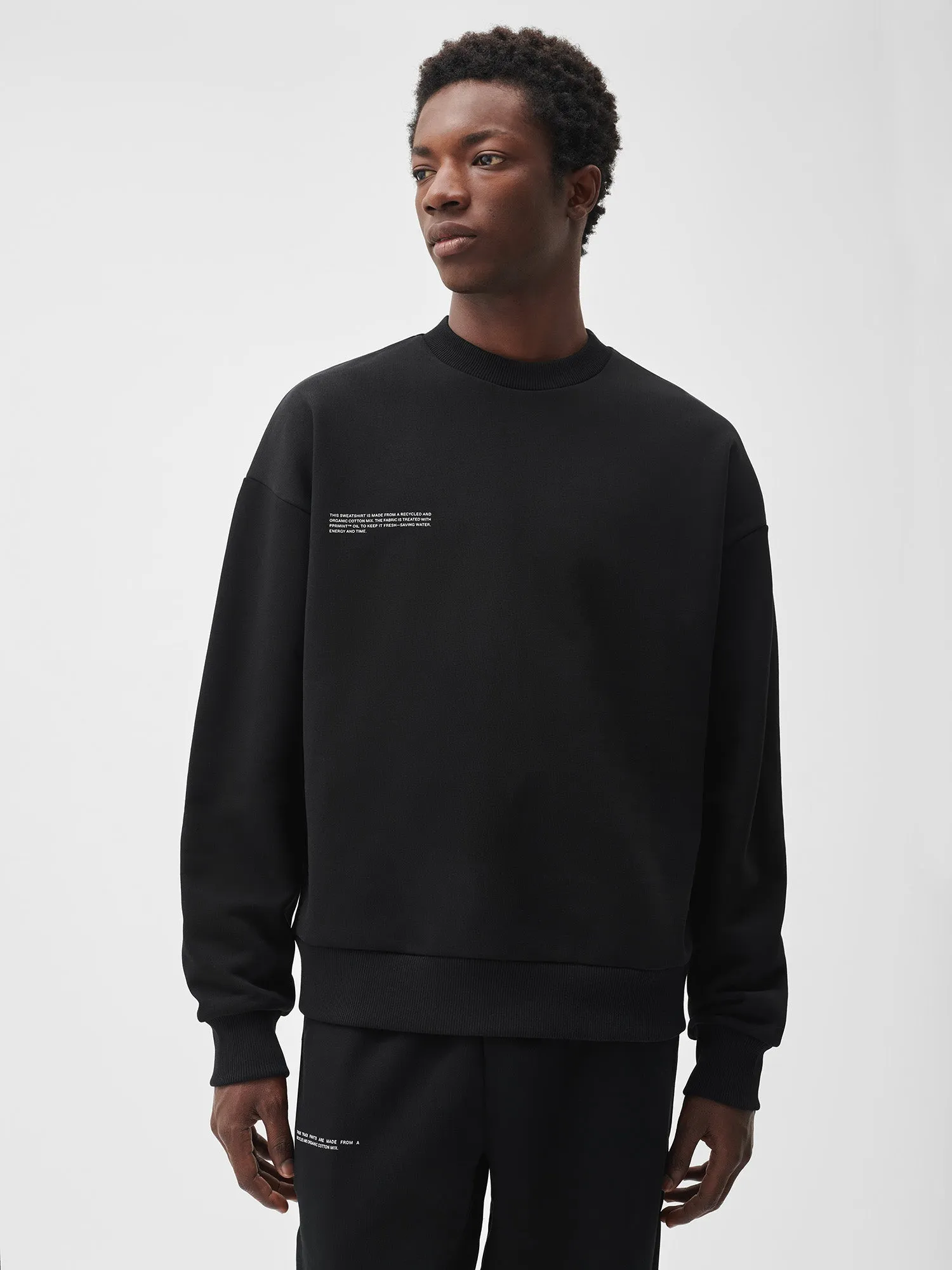 Mens 365 Heavyweight Sweatshirt—black