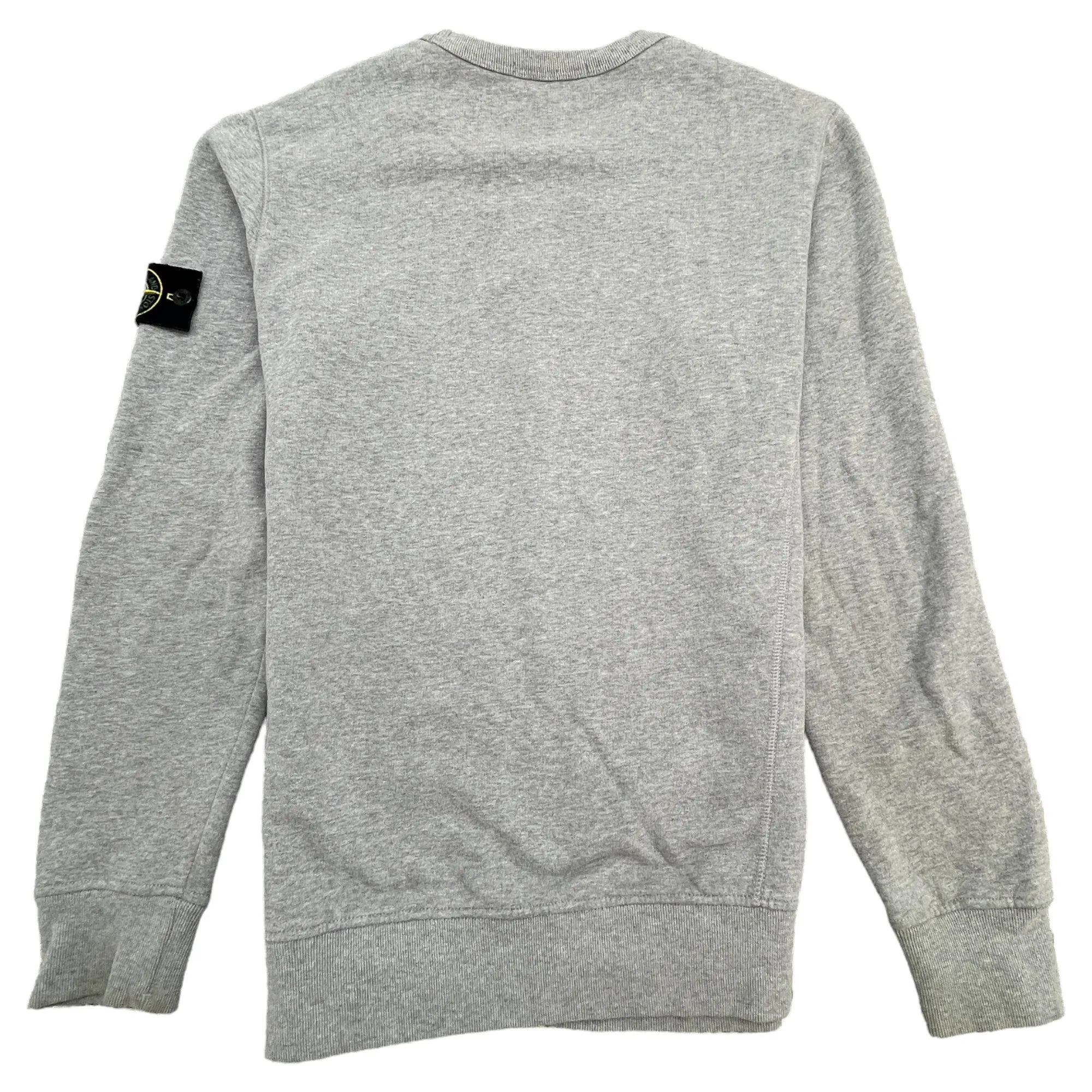 Men's Applique Logo Sweatshirt Grey Size M