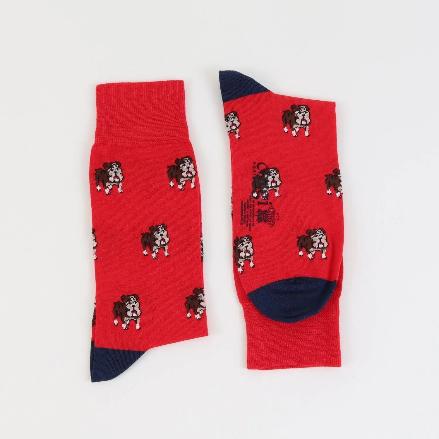 Men's Bulldog Cotton Socks