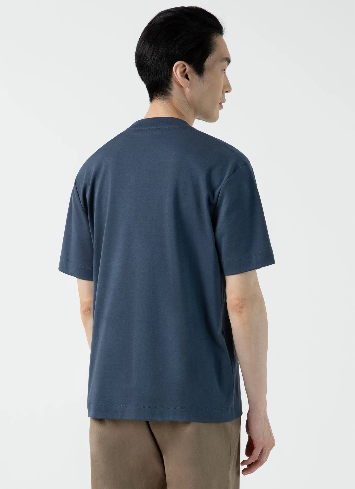 Men's Relaxed Fit Heavyweight T-shirt in Slate Blue