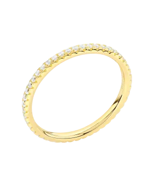 Mila Ring White 18ct Gold Plated