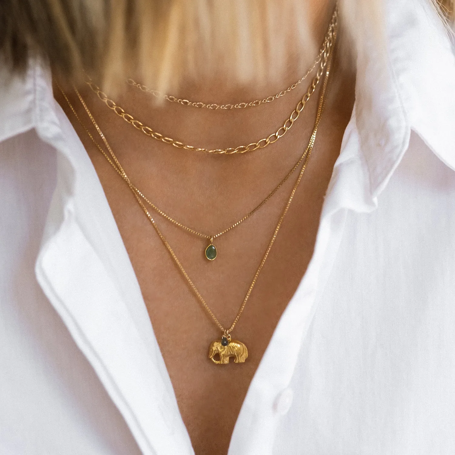 Mini Figaro Necklace | Goldfill