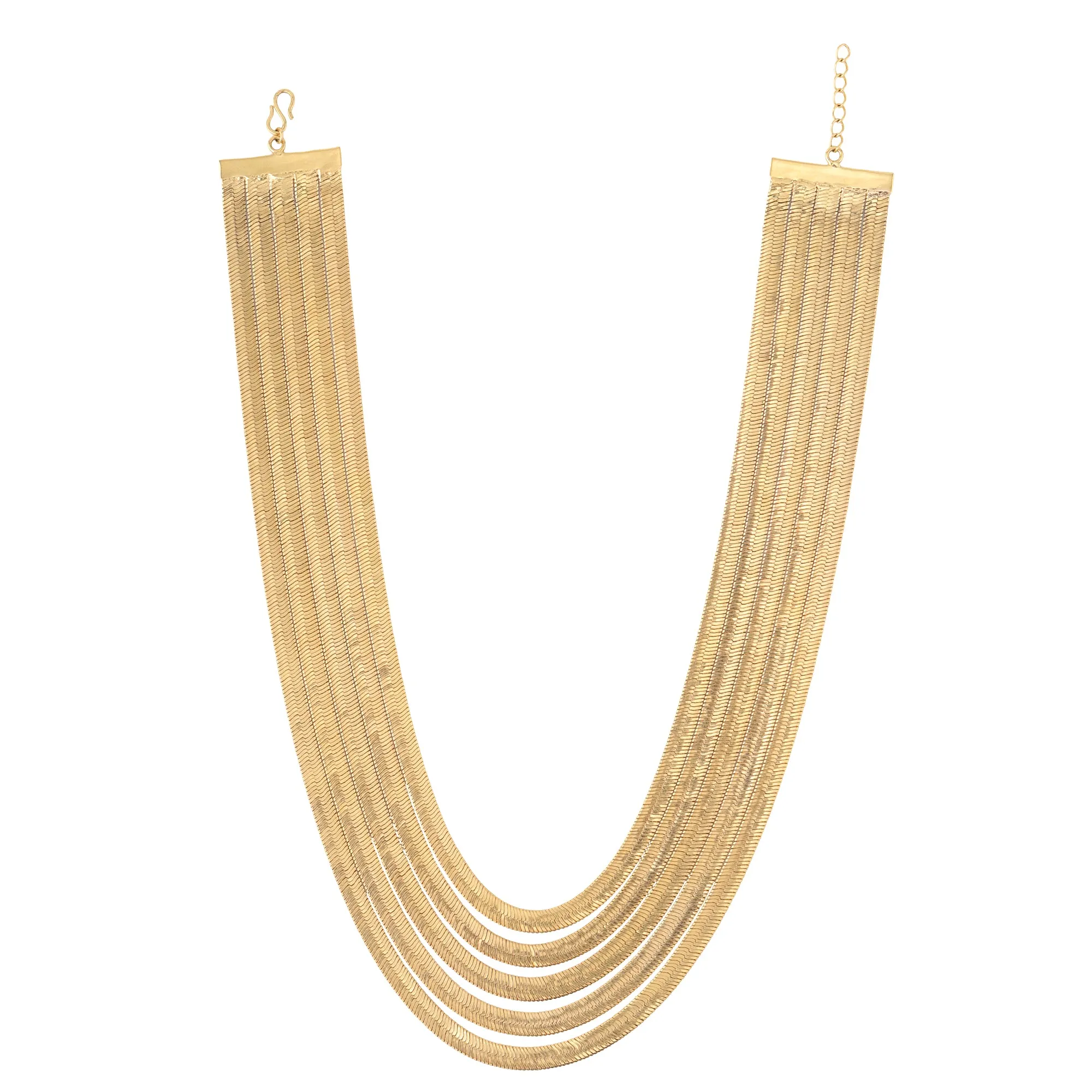 Necklace - 5 line Slither