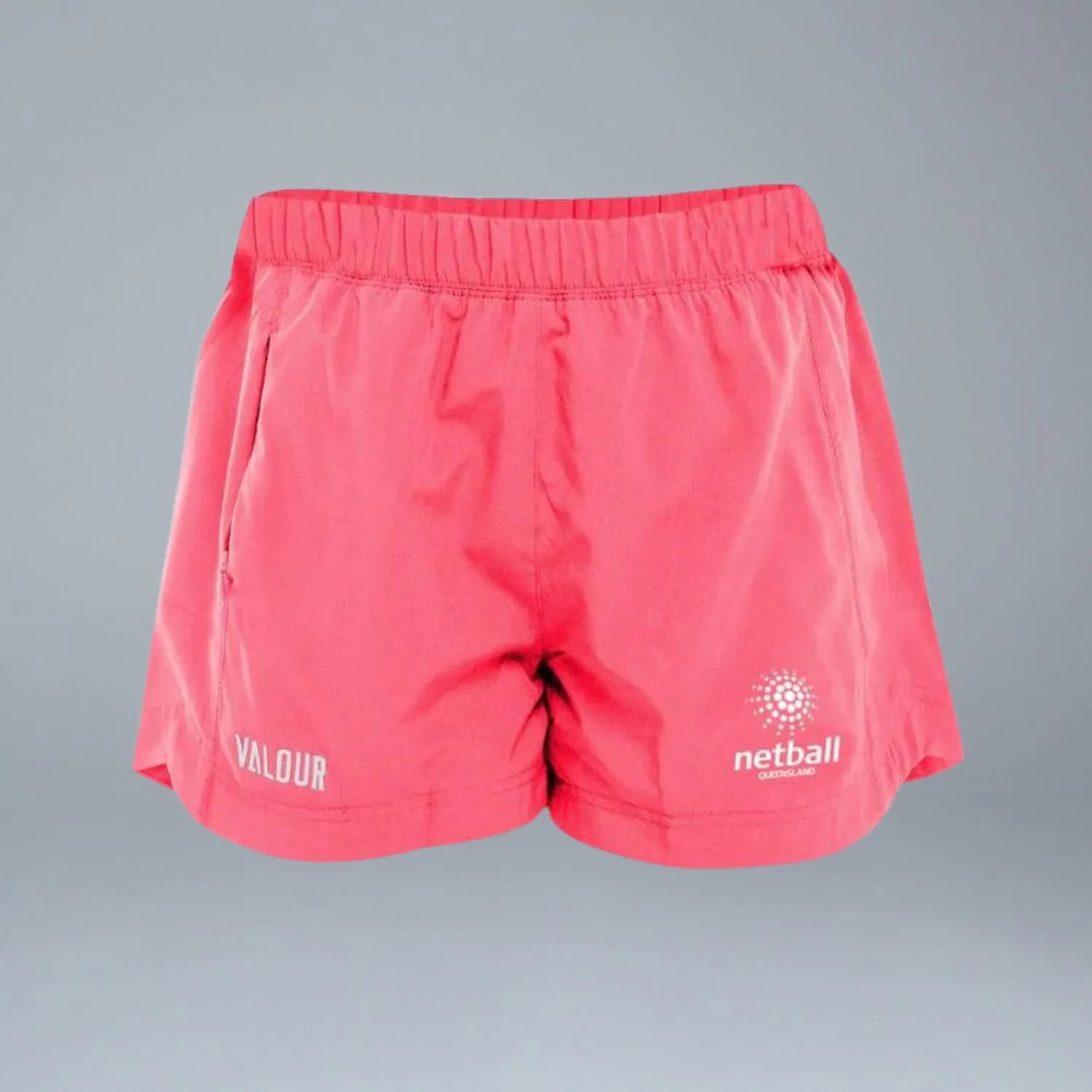 Netball QLD Watermelon Shorts