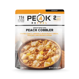 PEAK REFUEL Peach Cobbler