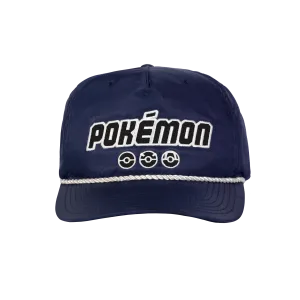 Poké Balls Navy Grandpa Rope Hat