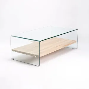 PORT 120x60cm 12MM TEMPERED GLASS COFFEE TABLE