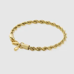 Rope Bracelet (Gold) 5mm