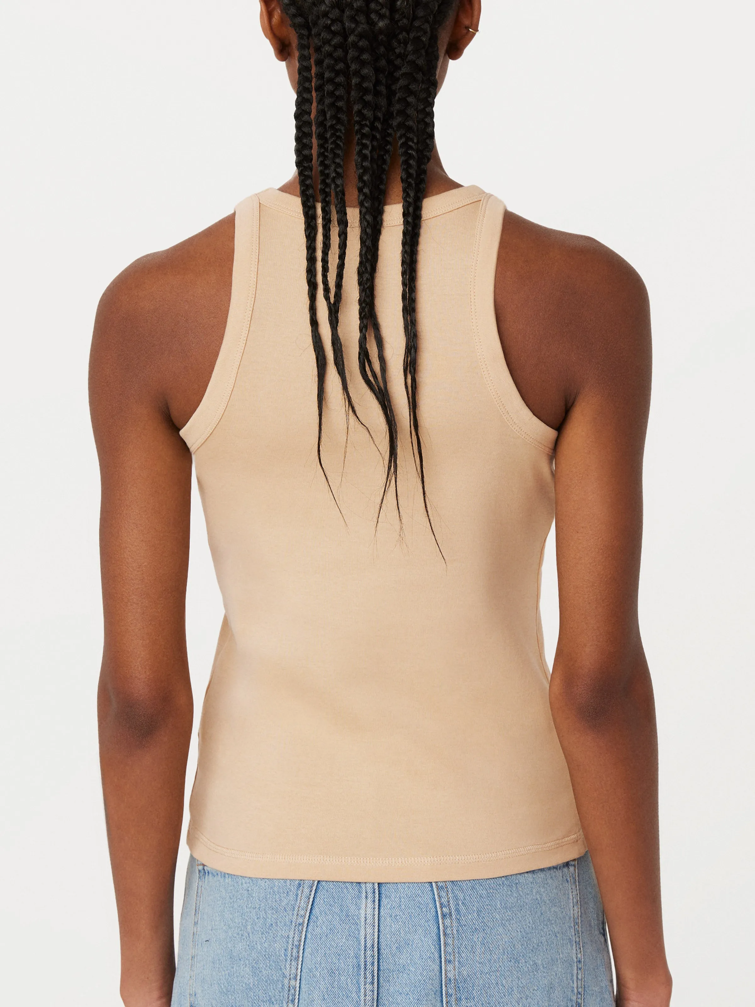 The Essential Tank Top in Beige