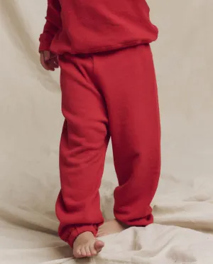 The Little Stadium Sweatpant. Solid -- Campfire