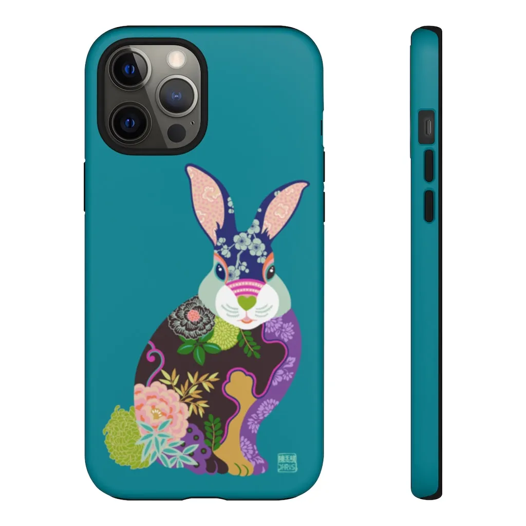 THE PEONY RABBIT Chinese Zodiac Phone Case