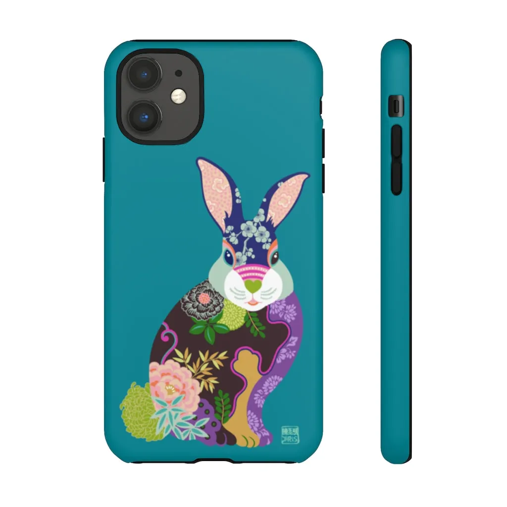 THE PEONY RABBIT Chinese Zodiac Phone Case